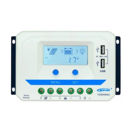 Regulador PWM VS3048AU EPEVER 30A 12/24/36/48V