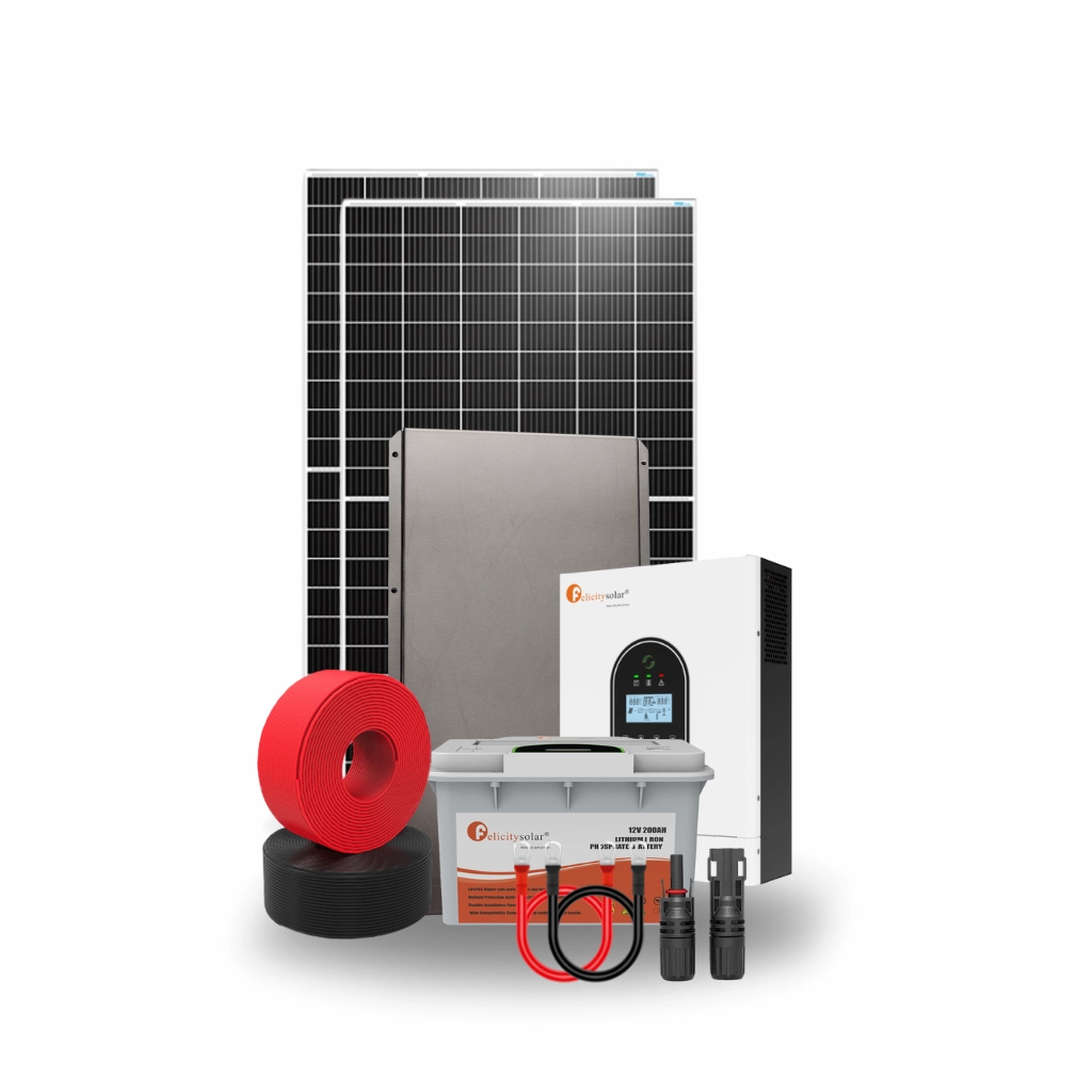 Kit solar off-grid litio 1KW 12V 2269Wh_día Kit Solar Off-Grid 1KW 12V 2269Wh/día - Imagen 1